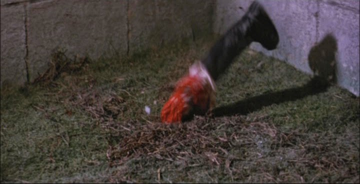 First one leg is sliced off...