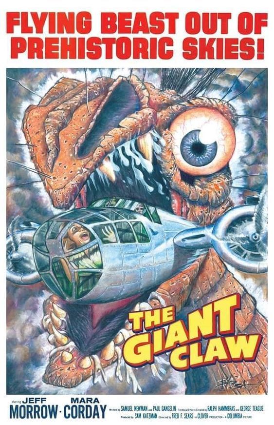 This fan-made poster shows the creature's face in all its goofy, bent-beaked glory!