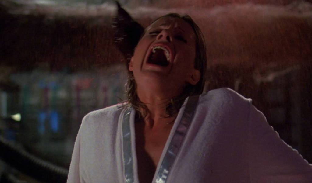 Dr. Glaser gets skewered by the critter