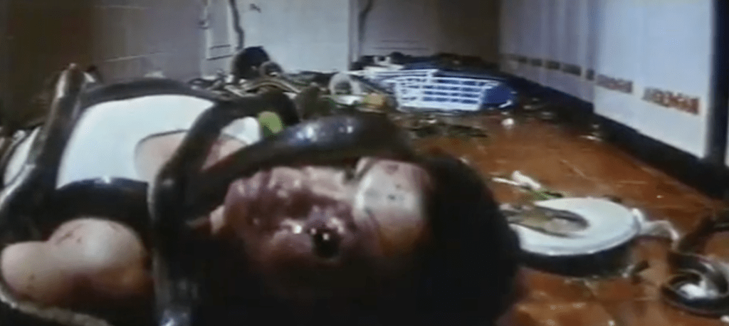 The snakes attack everyone in the apartment complex