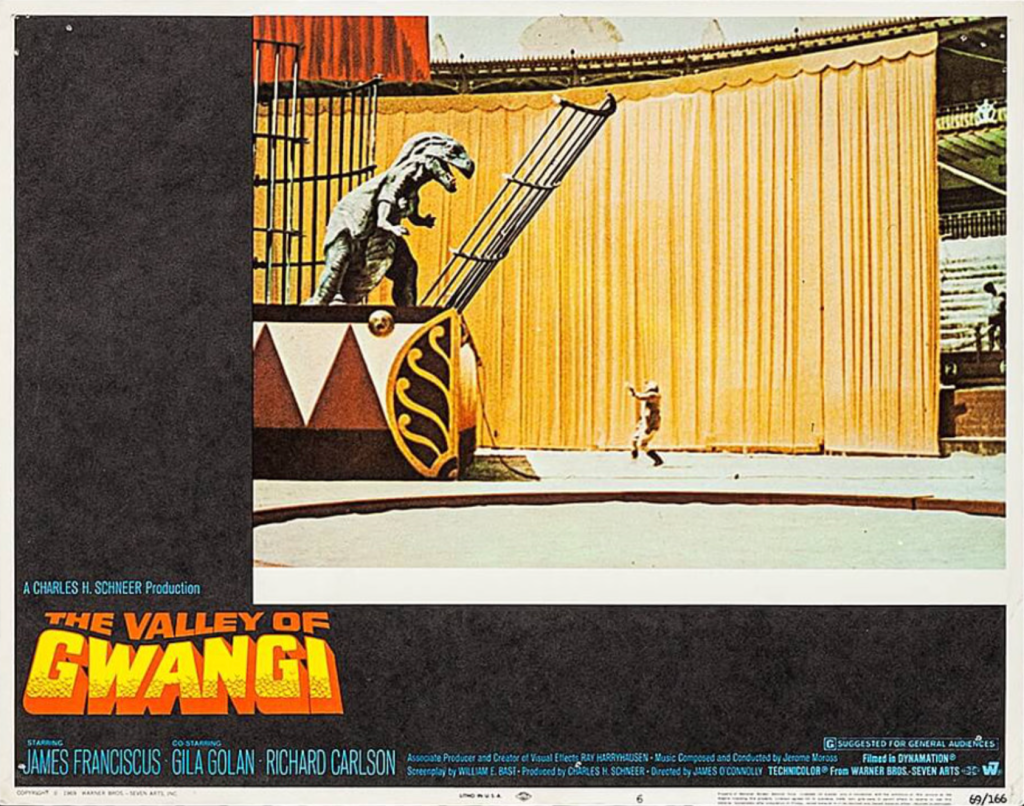 Lobby card. Laurence Naismith is just about to get squashed!