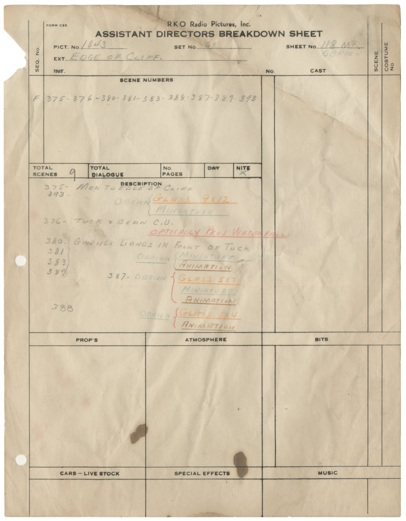 RKO Radio Pictures form