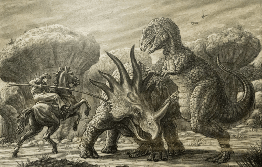 Styracosaurus versus Gwangi