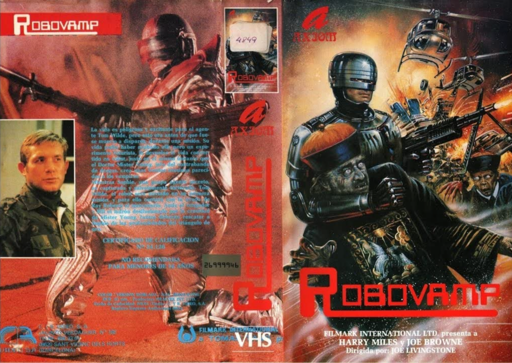 Also known as ROBOVAMP. VHS sleeve