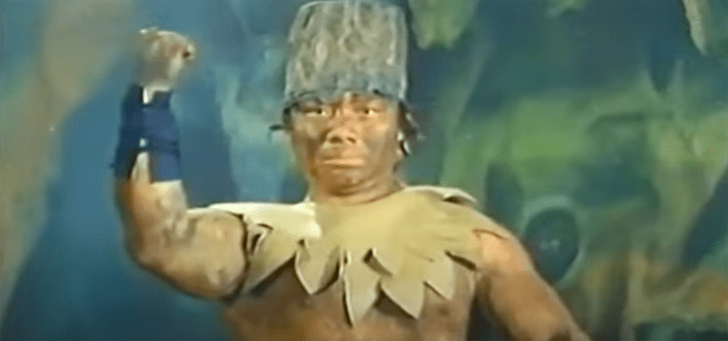 The wood demon-dude makes creaking sounds when he moves his arms and legs