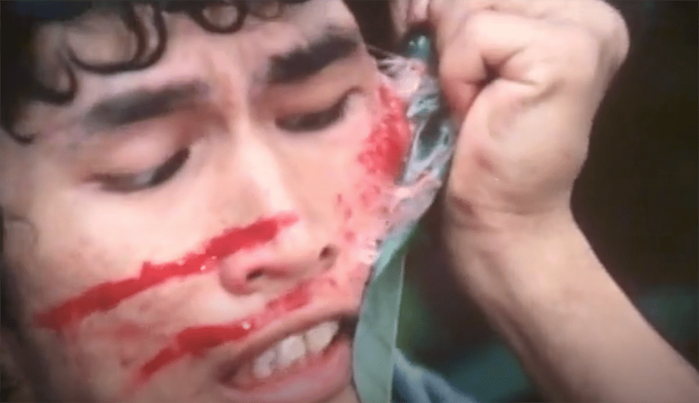 Even leaves can be deadly in this film