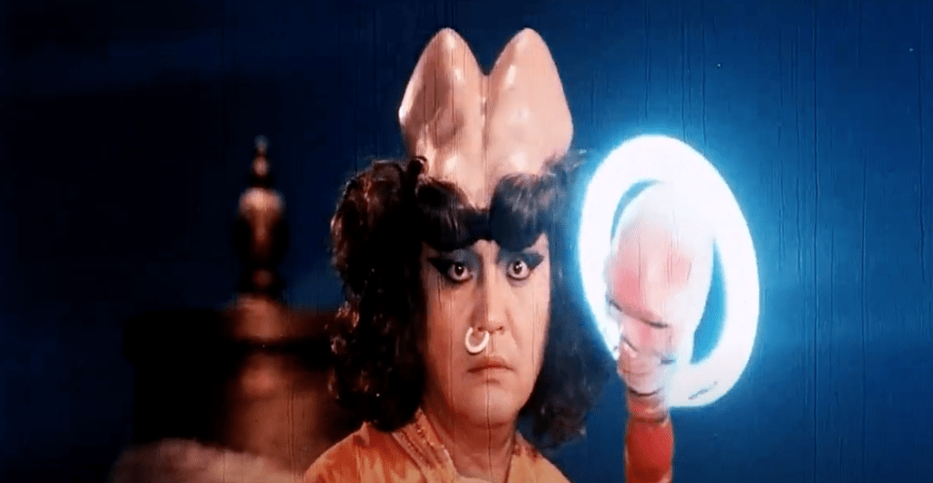 This genie dude has ahead that kinda resembles a butt!