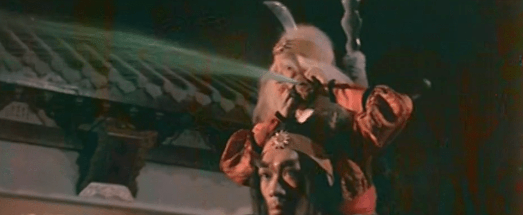 A kid warrior squirts acid pus from his big boil!