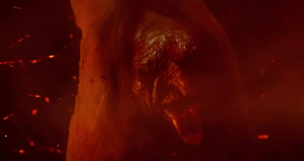 A demon's ass with a face on it...