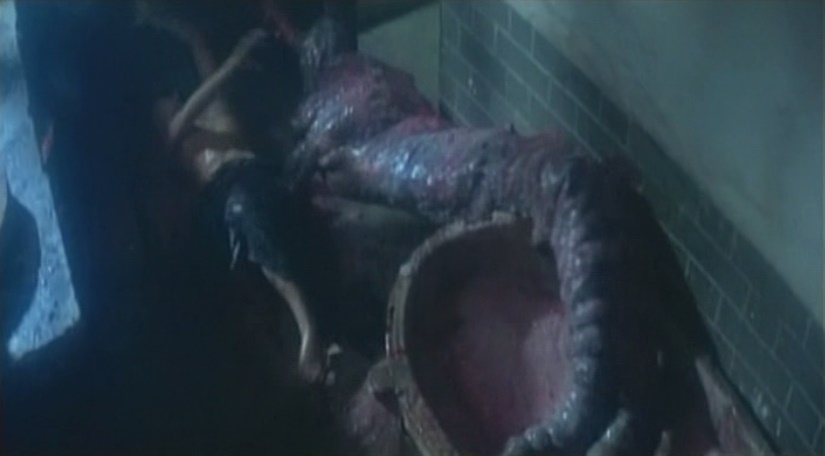 Pink goo and tentacles