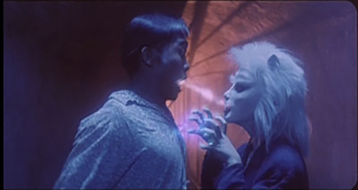 We see the evil cat spirit's true form again during the finale