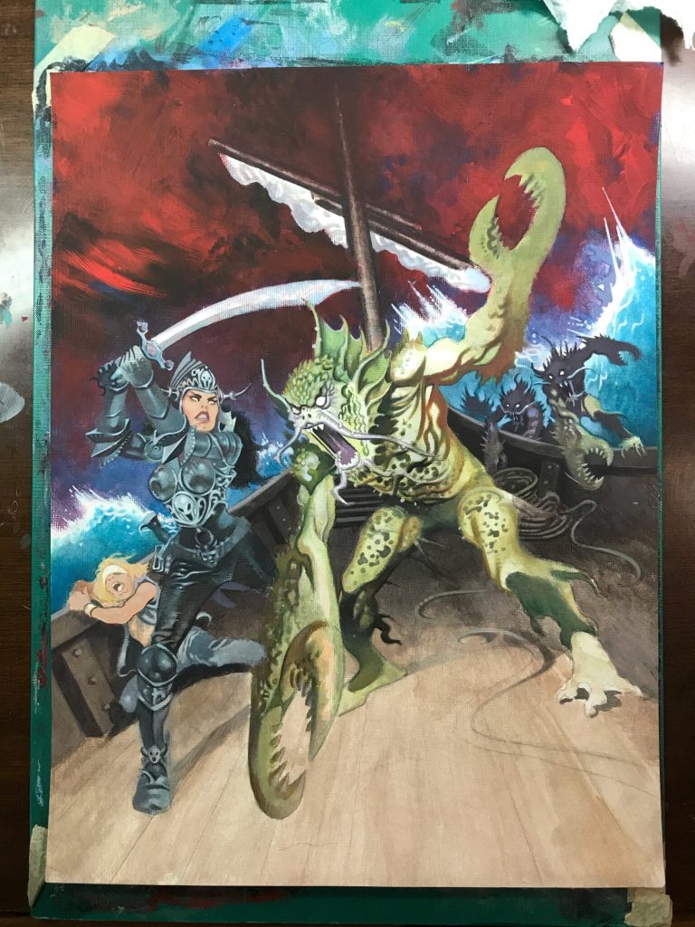 The painting is finessed, with time spent adding detail to the armour 