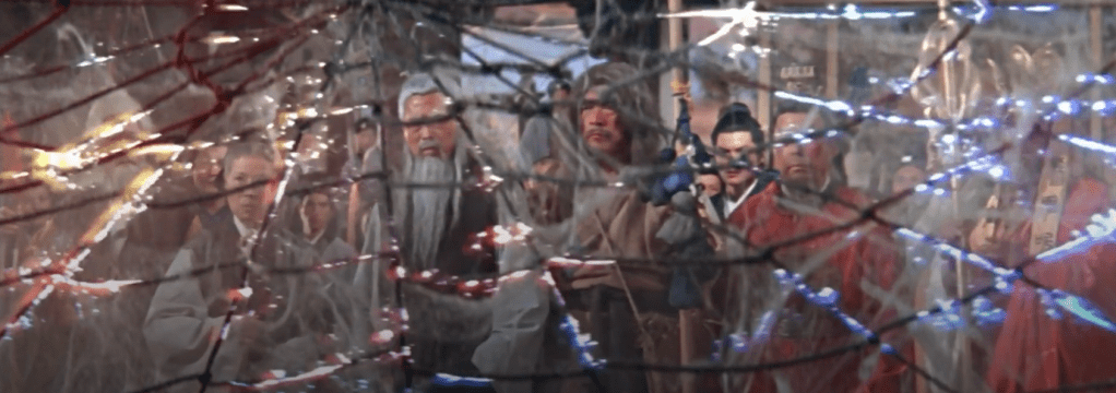 Everyone gets trapped within an electrified web