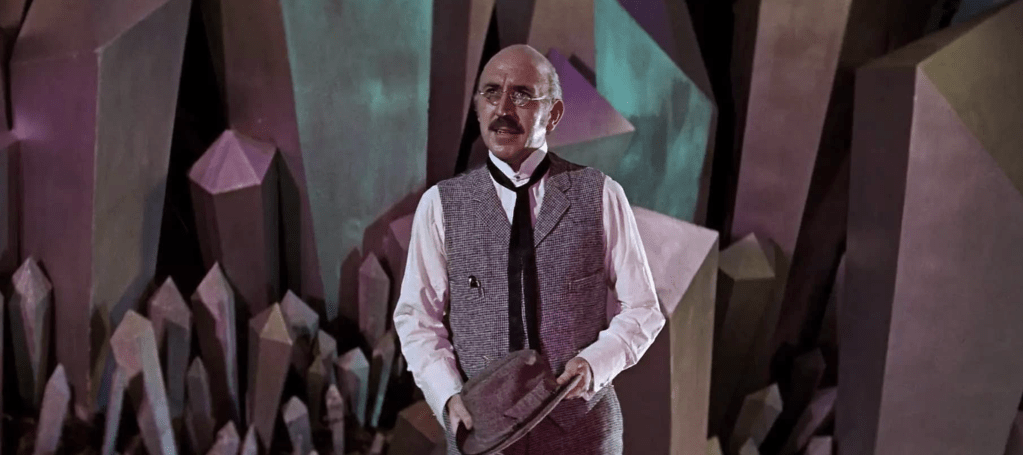 Lionel Jeffries is wonderful as Cavor