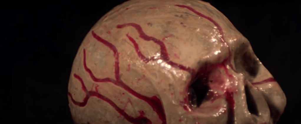 When the skulls feed on victims, red veins rapidly appear 