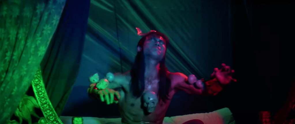 Sometimes, to appease the skull-demons, Joey allows them to feed on himself