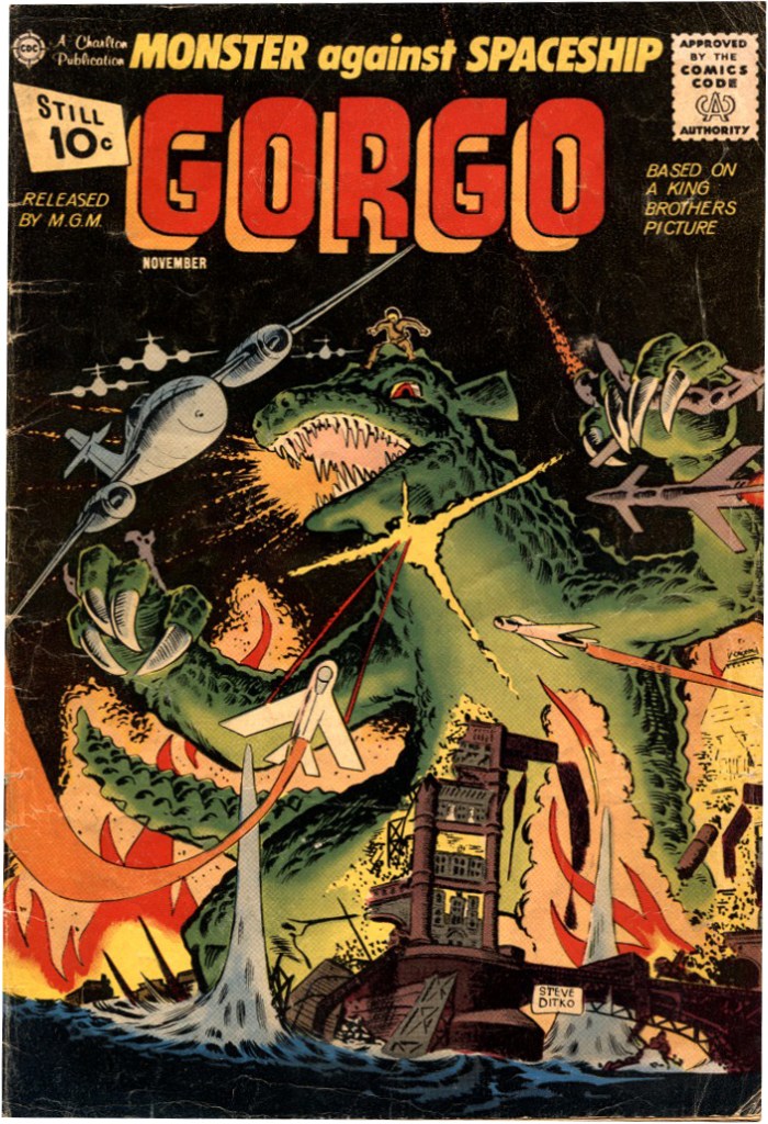 'Monster against spaceship'