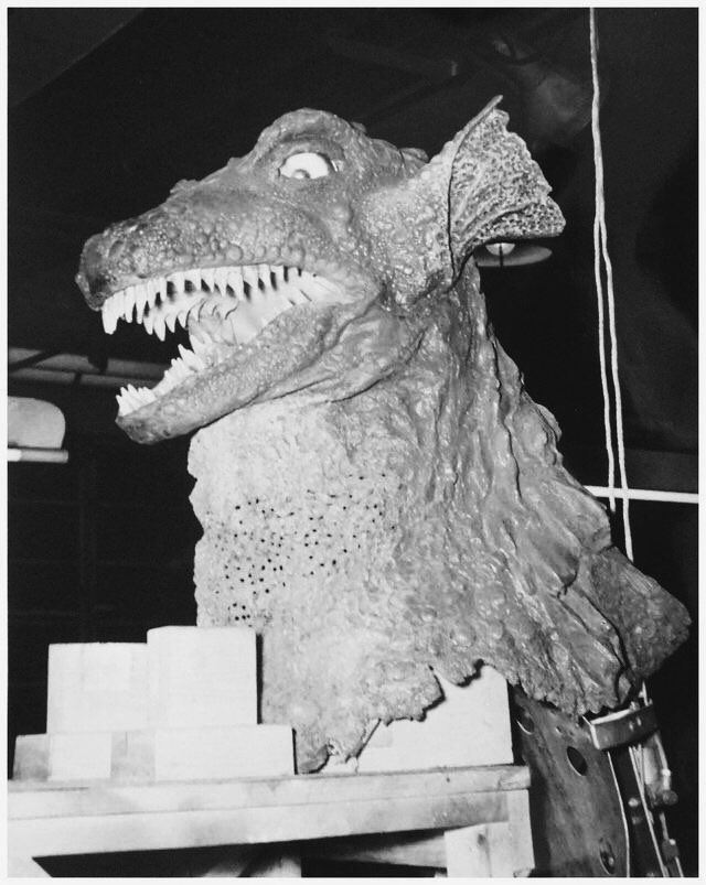 Those dots in the neck are presumably the holes where the suit actor peered through?