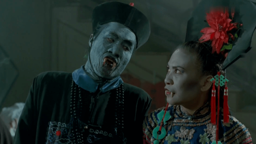 Male and female hopping vampires