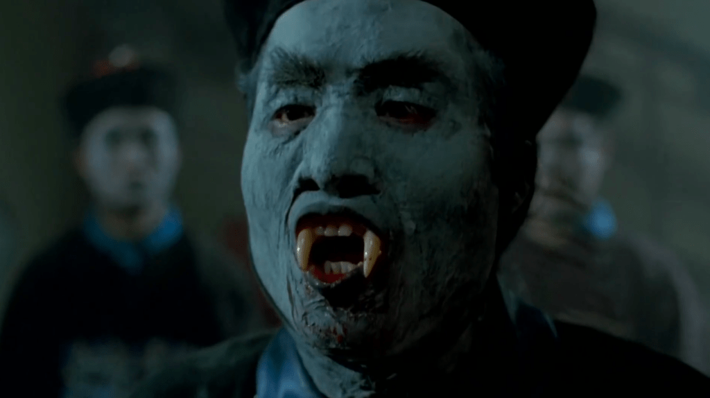 This is the leader of the hopping vampires that infest the village