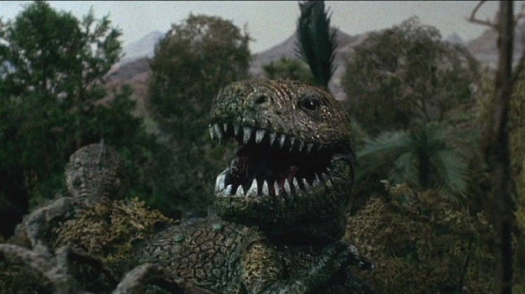 A toothy Allosaurus or two