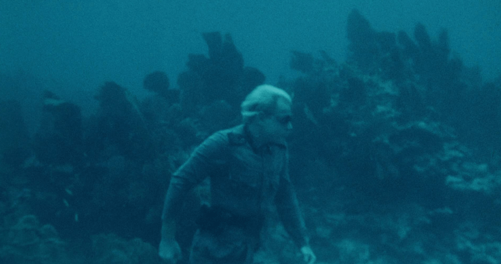 Submerged super-soldier zombie