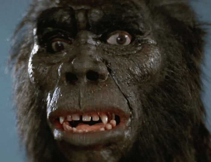 Okay, sometimes the ape-man does look a little goofy