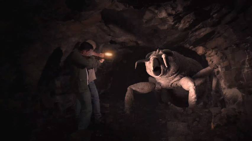 A creature in a cavern!