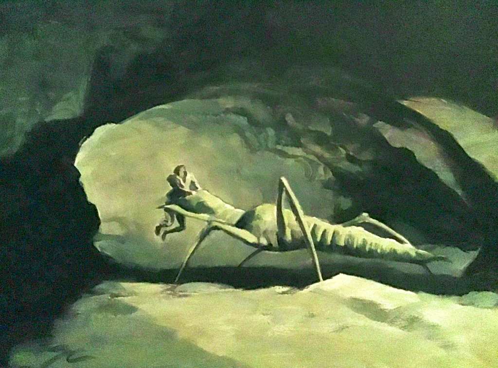 In the jaws of a cave-critter!