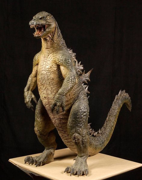 Joey Orosco sculpted the Godzilla maquettes. He was assisted by Scott Stoddard
