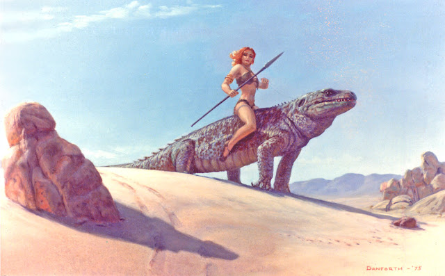 Danforth titled this painting 'Tracking the Quarry'