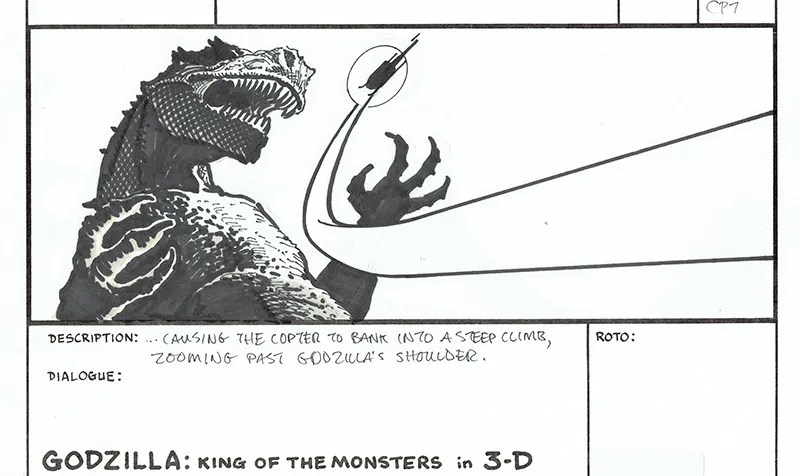 William Stout storyboard panel