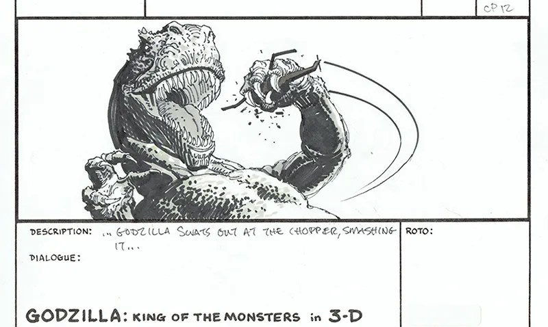 William Stout storyboard panel