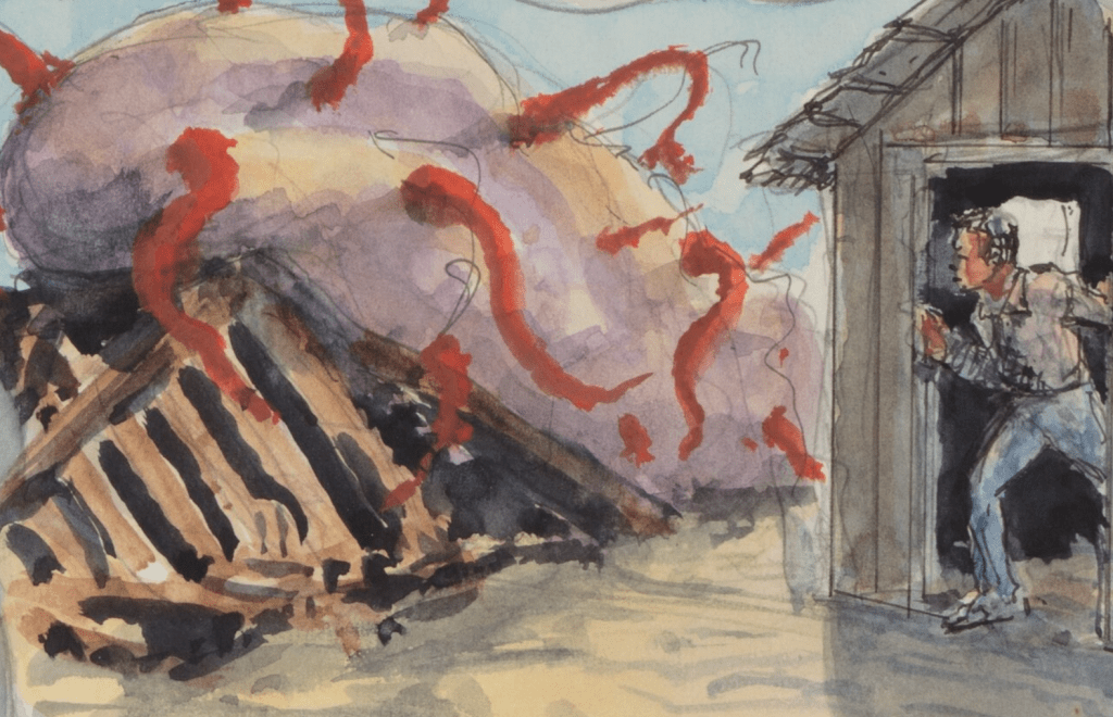 A 'bubble' critter starts wreaking stuff!