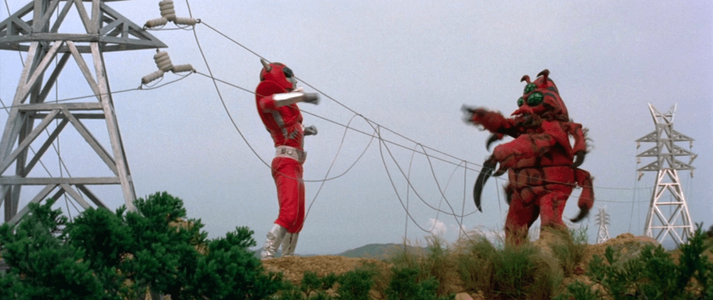 ...so Inframan grows in size too!