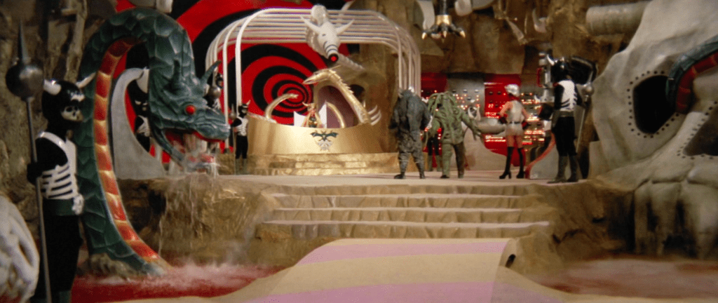 Inside Elzebub's underground base