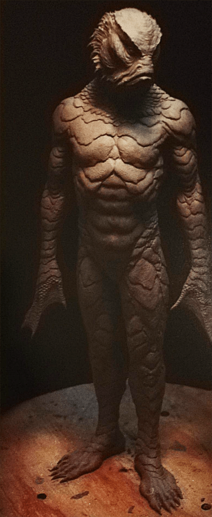 Creature maquette sculpted by Rick Baker