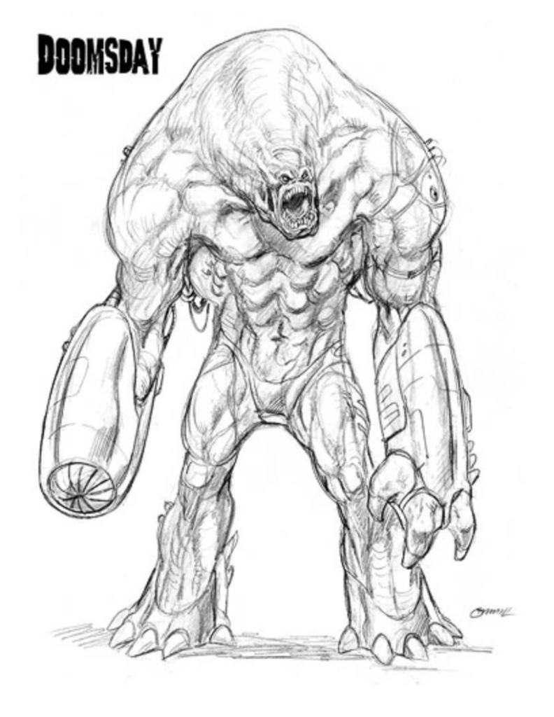 Doomsday concept drawing by Kerry Gammill