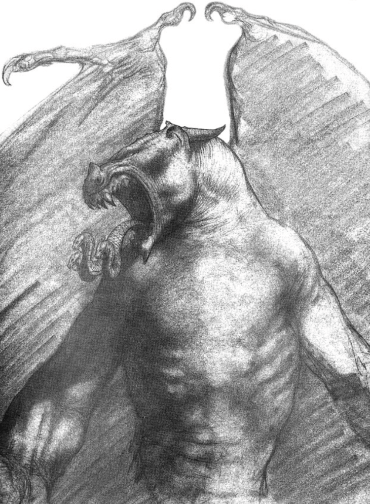 Check out the Gryphon's 'snake tongue'!