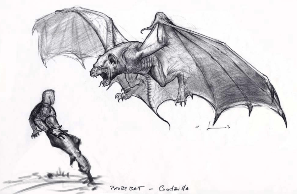 A Probe Bat swoops down at a victim