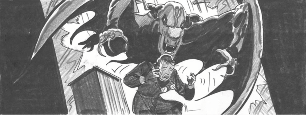 A Probe Bat attacks!