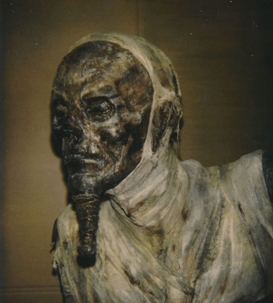 Above: concept work created for Clive Barker's unmade Mummy movie