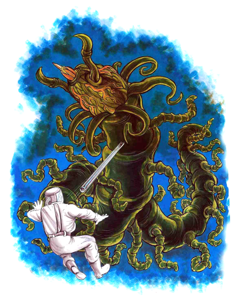 Above: concept drawings for the Colony Creature