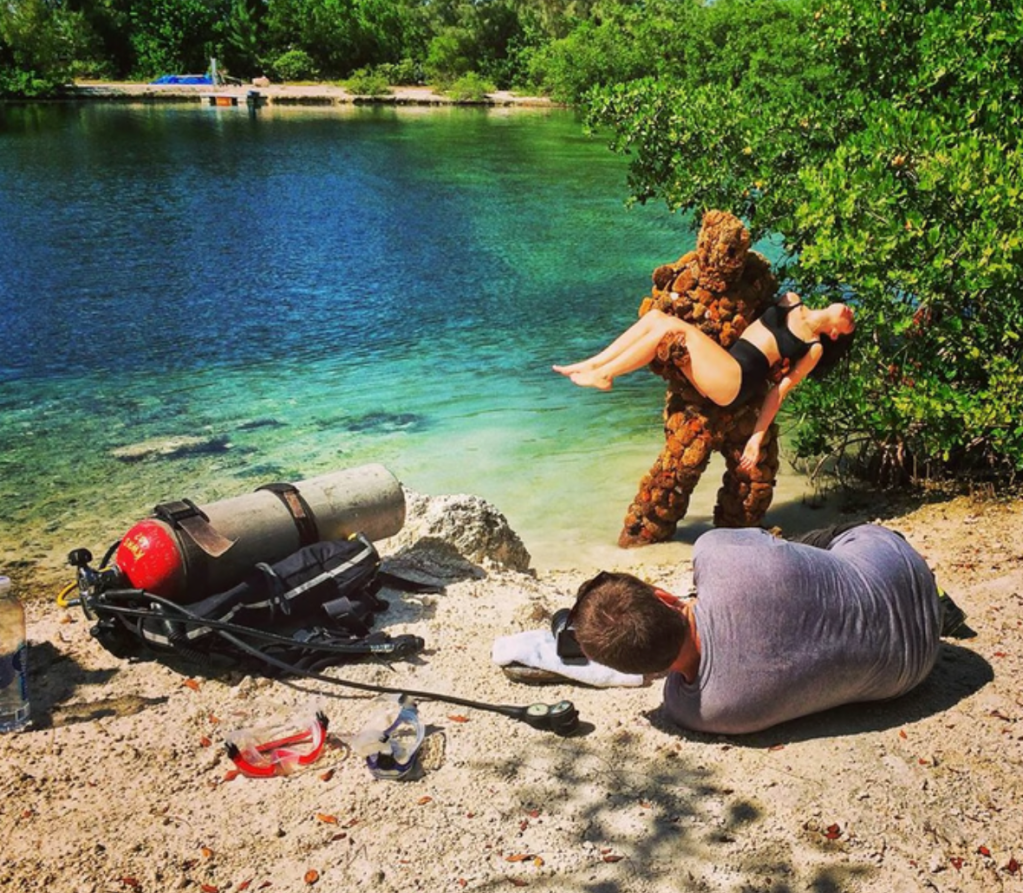 Spongeman on the loose!