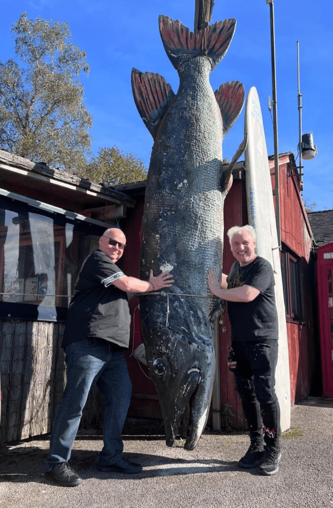 A recent shot of the life size fibreglass model!