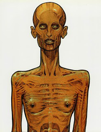 Scott told Despretz that he wanted an emaciated look for the Hemocytes
