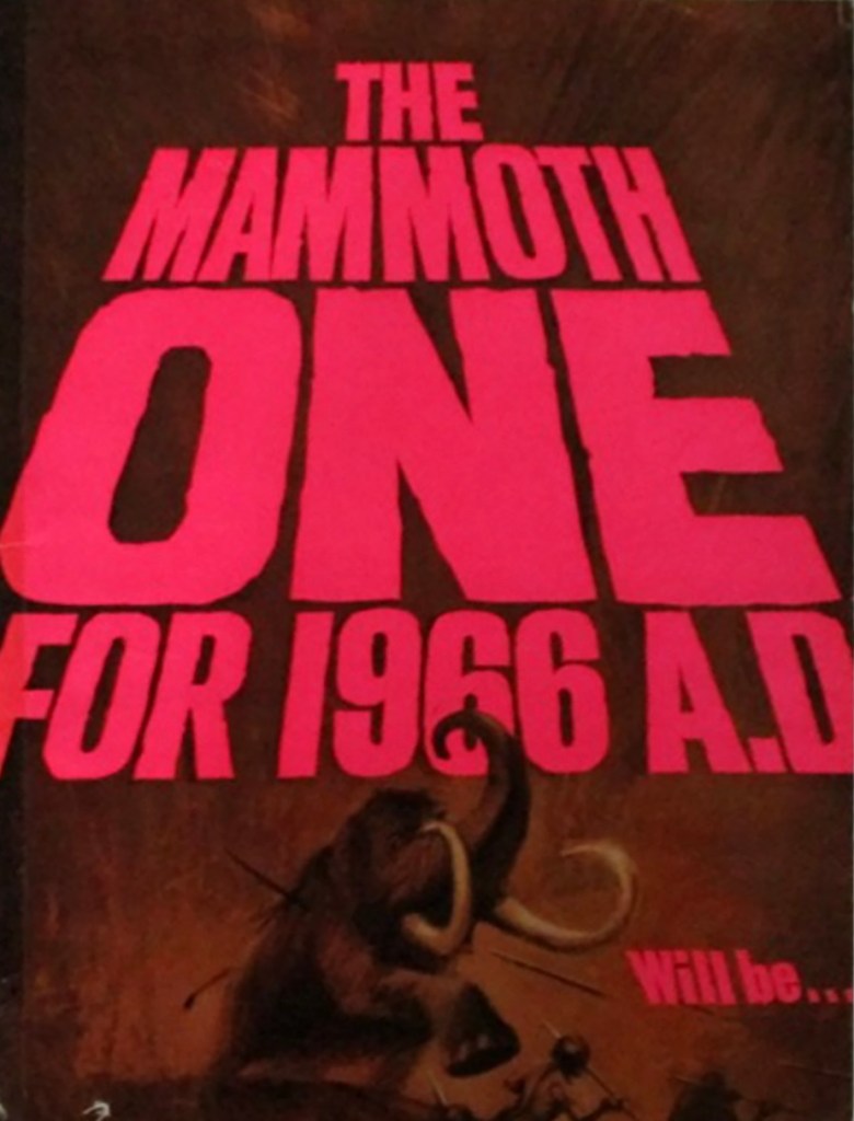 Part of foldout three-panel trade promo painted by Tom Chantrell