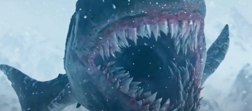 The ice shark has LOTS of teeth!