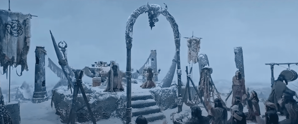 The elf-eared folk begin their ceremony...