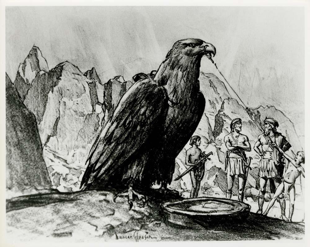 A giant bird of prey! I repeat: a giant bird of prey!